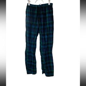 Stars Above XS Green, Blue and Black Perfectly Cozy‎ Flannel Pajama Pants
